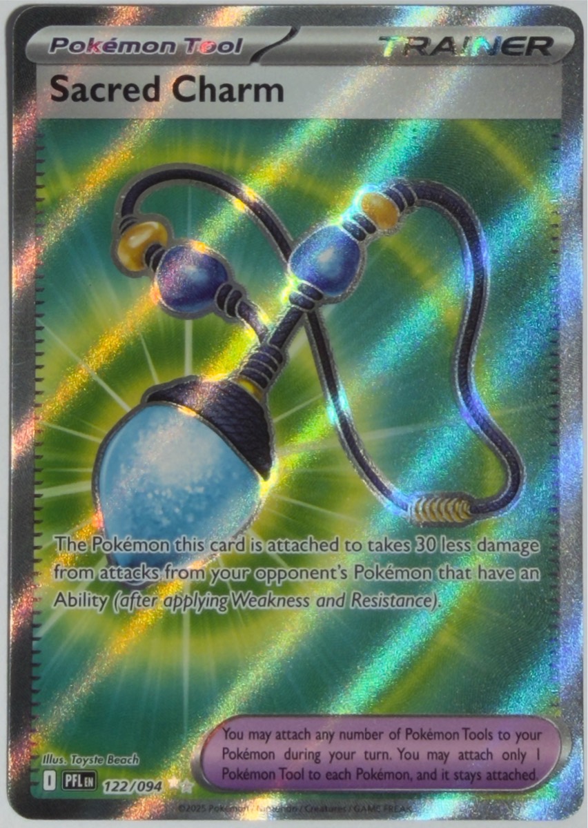 Sacred Charm, frente
