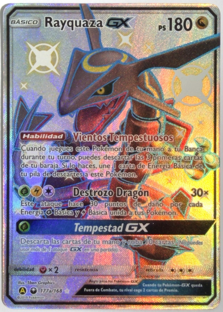 Rayquaza GX, frente