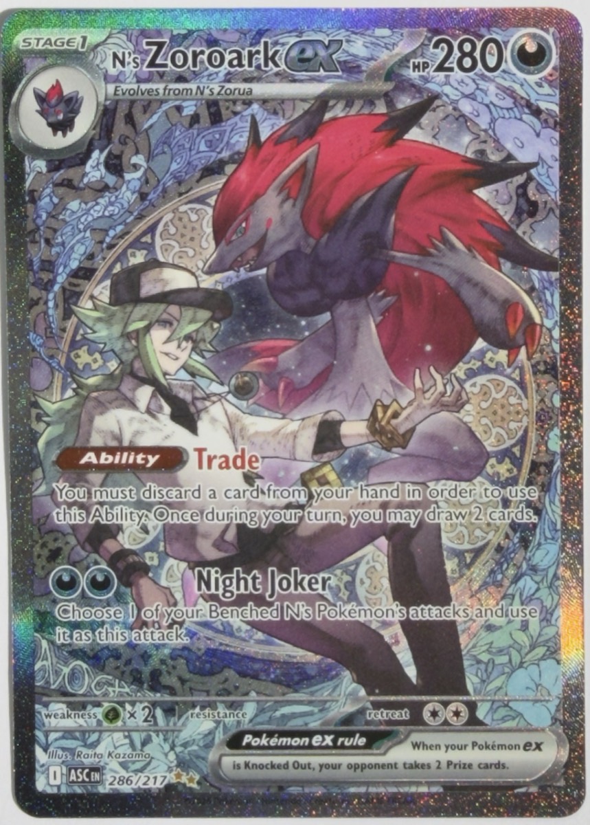 N's Zoroark ex, frente
