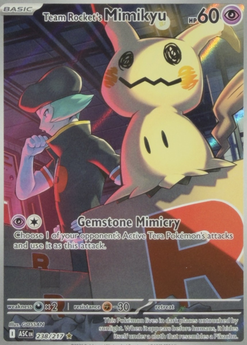 Team Rocket's Mimikyu, frente