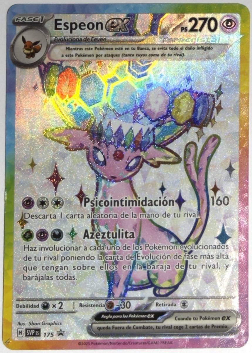 Espeon ex - 175, frente
