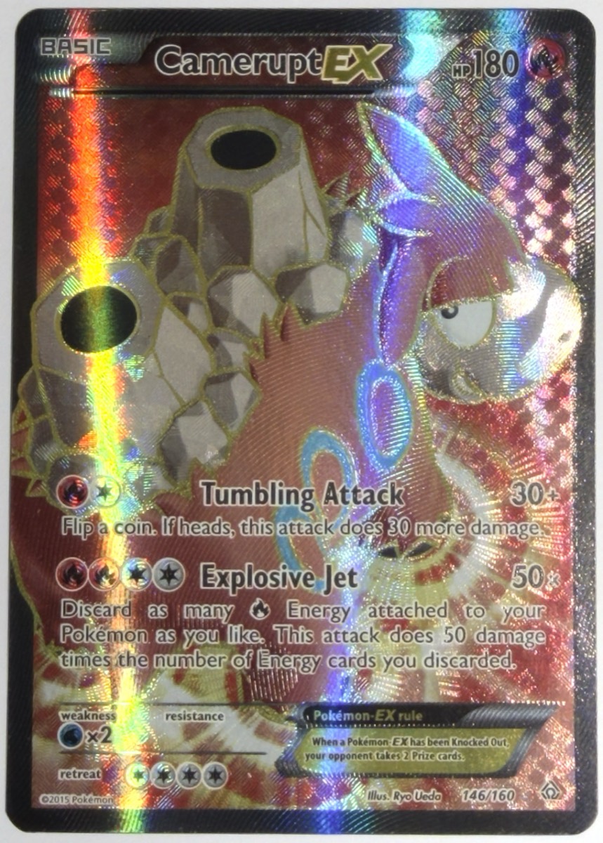Camerupt EX (146 Full Art), frente