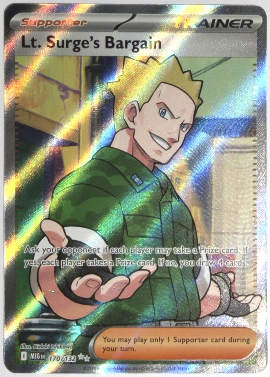 Lt. Surge's Bargain, frente