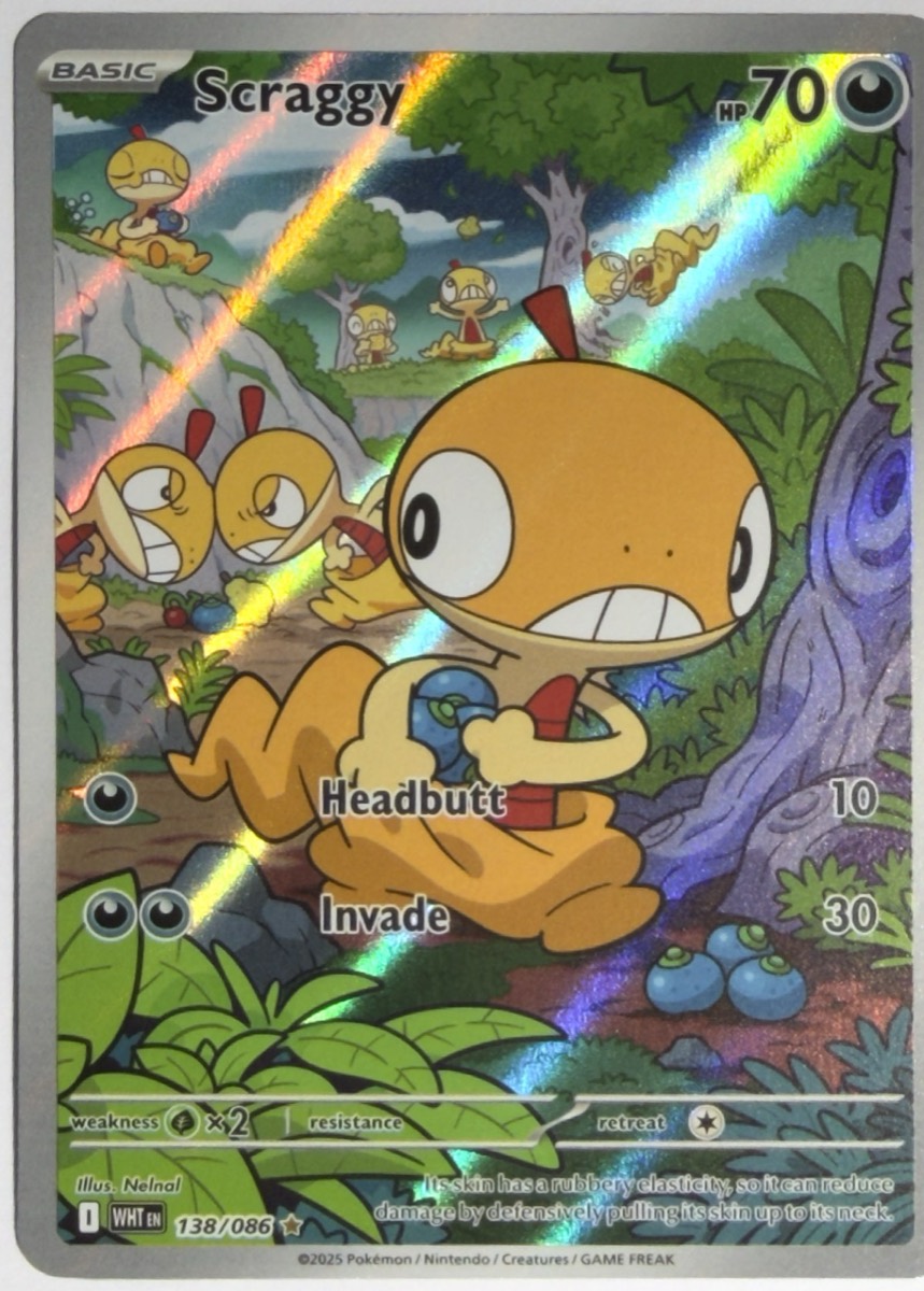 Scraggy, frente