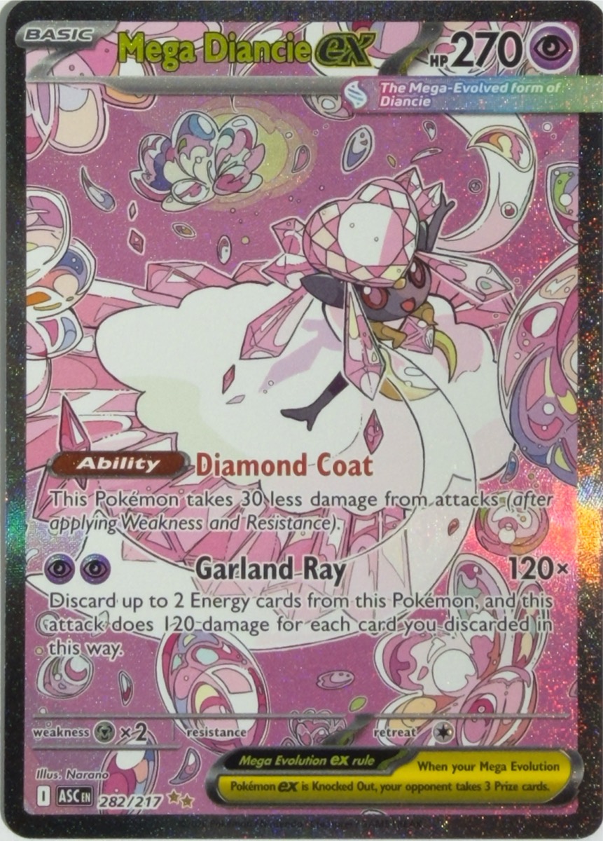 Mega Diancie ex, frente